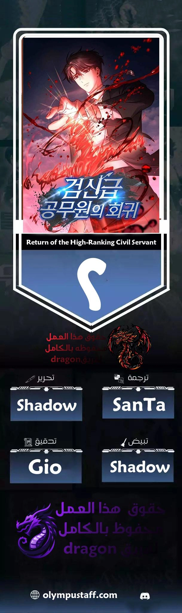 The Return of the High-ranking Civil Servant الفصل 2 — صفحة 1