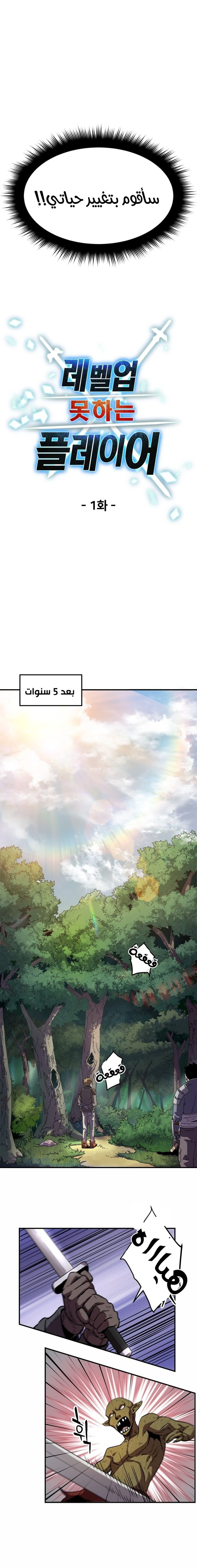 اللاعب الذي لا يستطيع رفع مستواه chapter 1 — page 22
