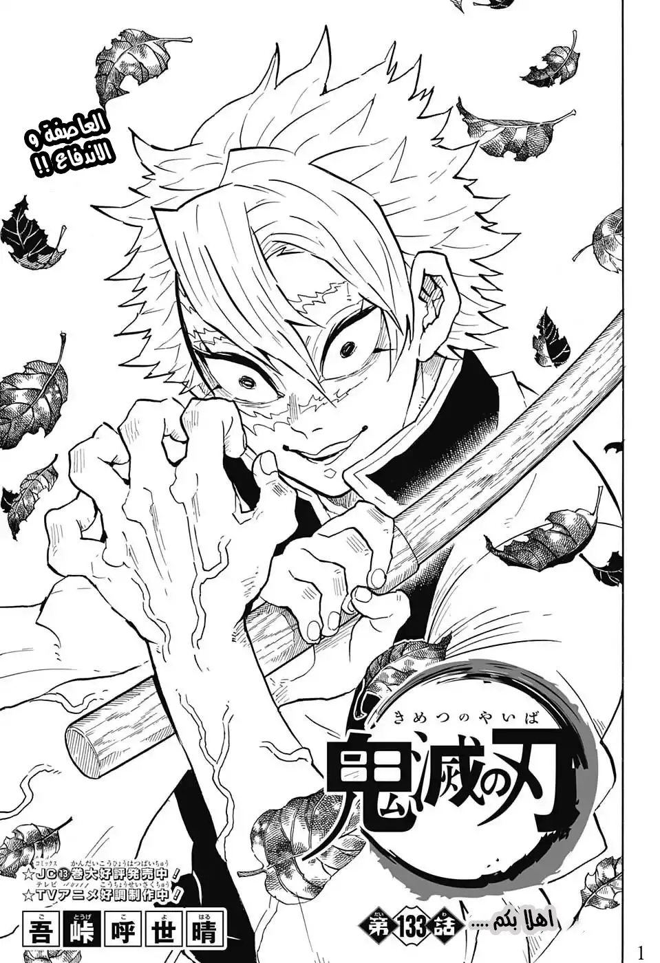 Kimetsu no Yaiba الفصل 133 — صفحة 1